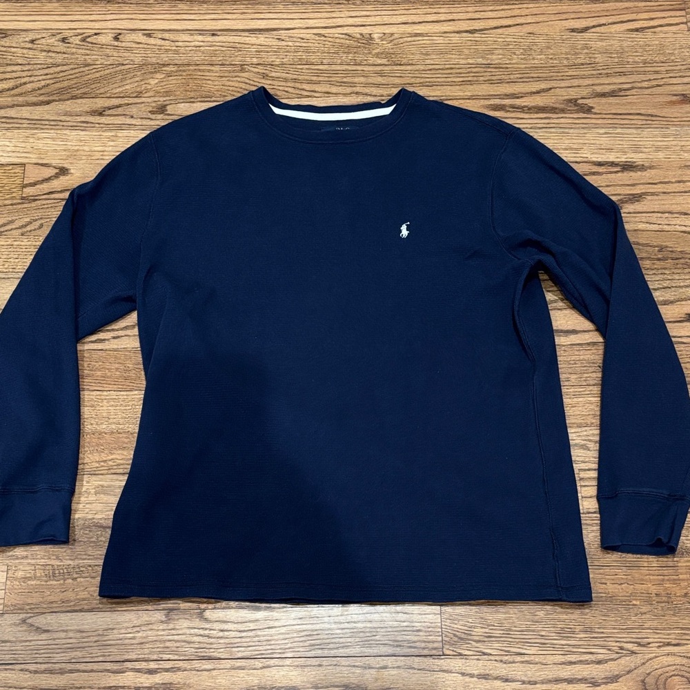 Polo by Ralph Lauren Navy Long-Sleeve Crewneck 2XL